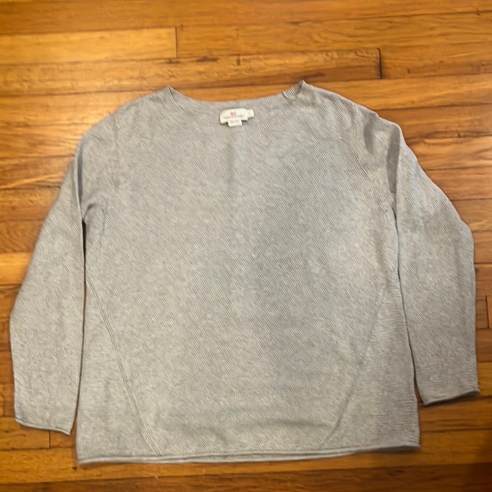 Vineyard Vines Gray Crew Neck Sweater